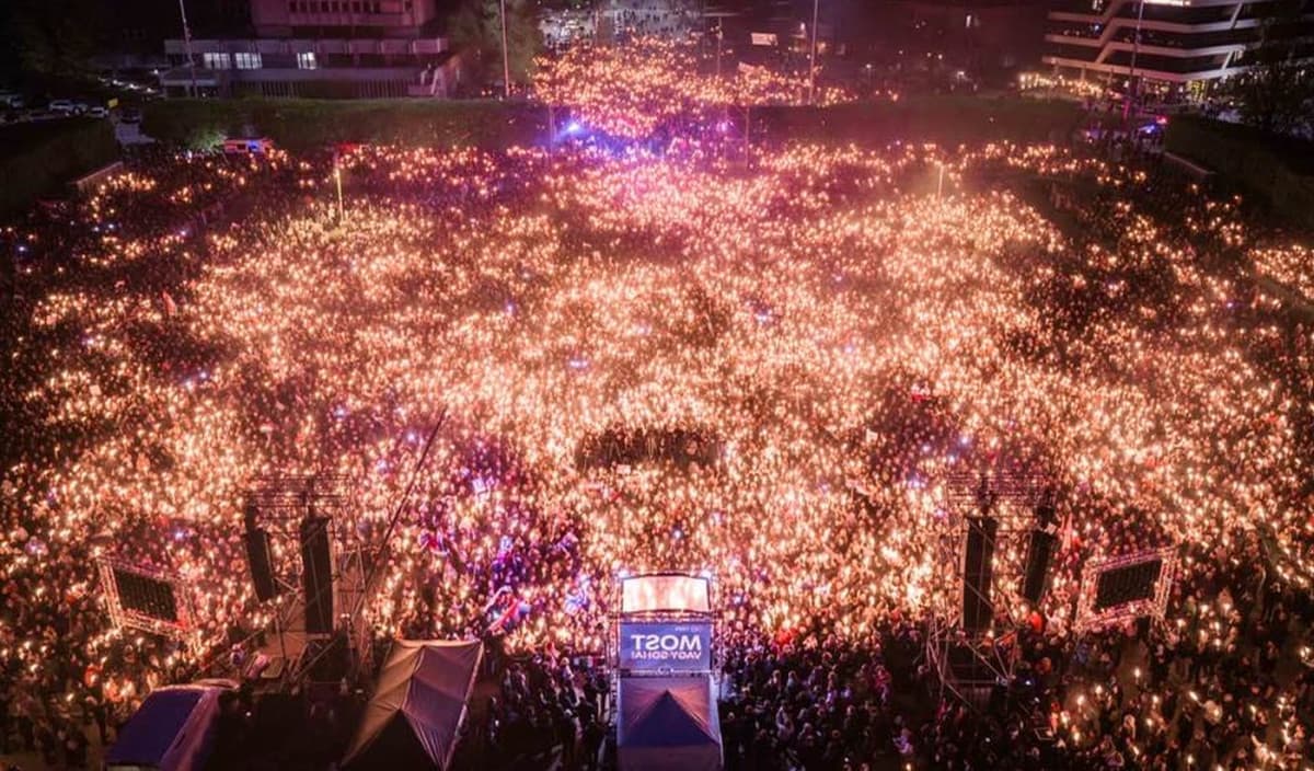 Magyar Péter Debrecenben: Vasárnap megerősítjük, hogy a helyünk Európában van