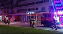 Orosz drón zuhant egy romániai panelházra